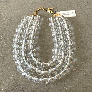 Clear/Acrylic Multi Strand Necklace